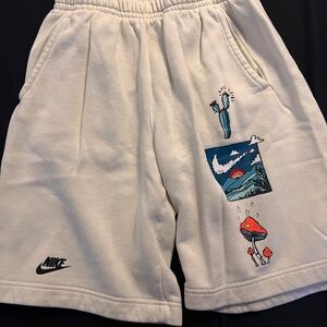 Nike tan shorts